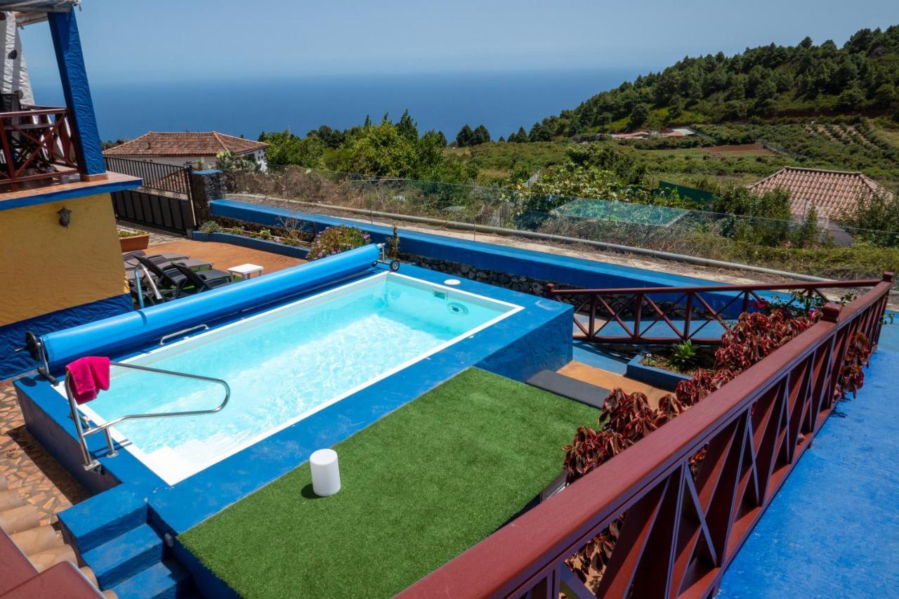 Casa Alba, Casa Rural Con Piscina-Spa Climatizada Hasta 34º Gratuito Y Vistas Al Mar Puntallana Bagian luar foto