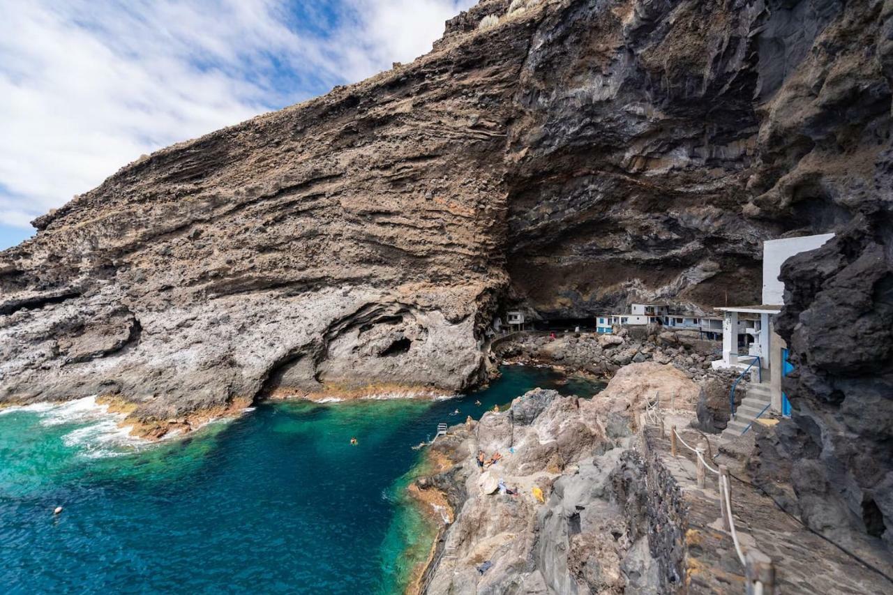 Casa Alba, Casa Rural Con Piscina-Spa Climatizada Hasta 34º Gratuito Y Vistas Al Mar Puntallana Bagian luar foto