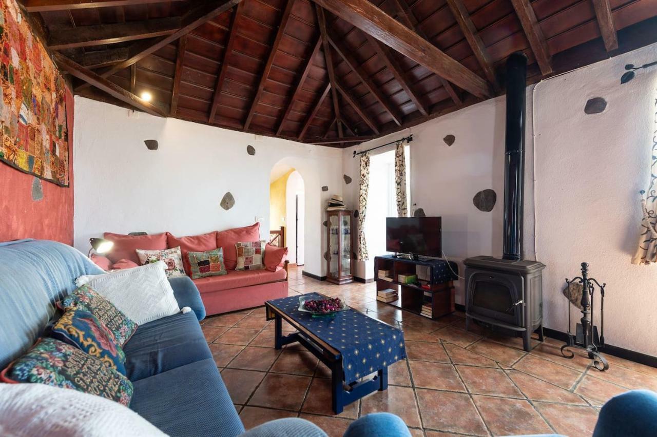 Casa Alba, Casa Rural Con Piscina-Spa Climatizada Hasta 34º Gratuito Y Vistas Al Mar Puntallana Bagian luar foto