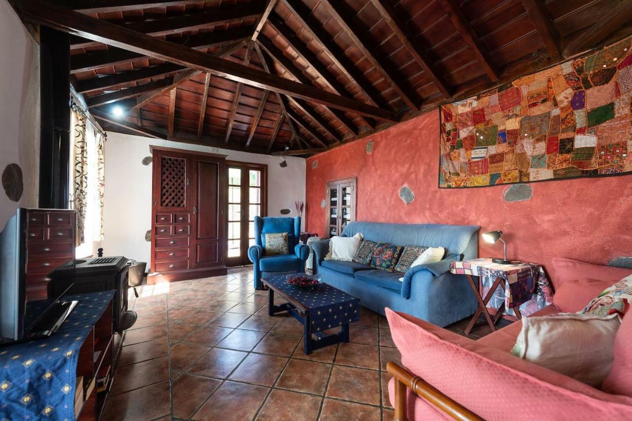 Casa Alba, Casa Rural Con Piscina-Spa Climatizada Hasta 34º Gratuito Y Vistas Al Mar Puntallana Bagian luar foto