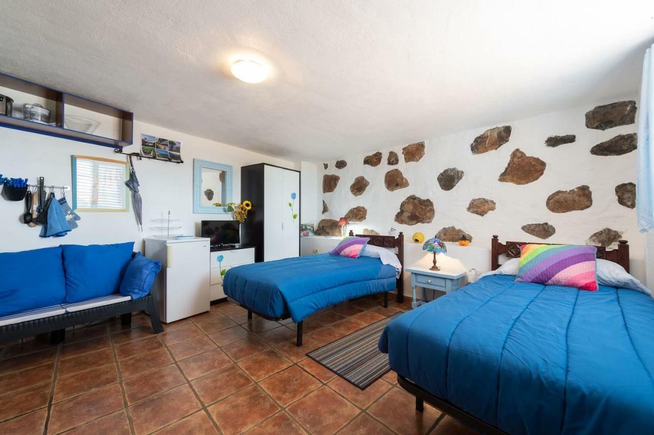 Casa Alba, Casa Rural Con Piscina-Spa Climatizada Hasta 34º Gratuito Y Vistas Al Mar Puntallana Bagian luar foto